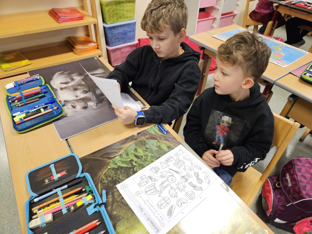 Partnerklassen: Lesen 3a und 1b